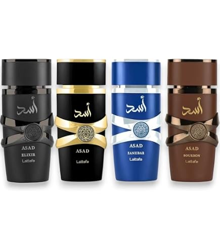 Amazon.com : Lattafa Asad Elixir + Asad Bourbon EDP 100ml Spray
